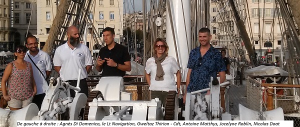 L'équipe du RIF à bord de BELEM L'équipe du RIF à bord de BELEM
